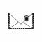 enveloppe-d-affranchissement-avec-l-ic-ne-de-timbre-style-simple-78679800